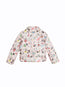 Baby Girls Pink Monster Space Print Padded Jacket