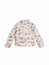 Baby Girls Pink Monster Space Print Padded Jacket