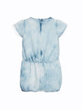 Baby Girls Blue Denim Playsuit