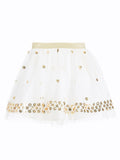 Baby Girls White Tulle Skirt