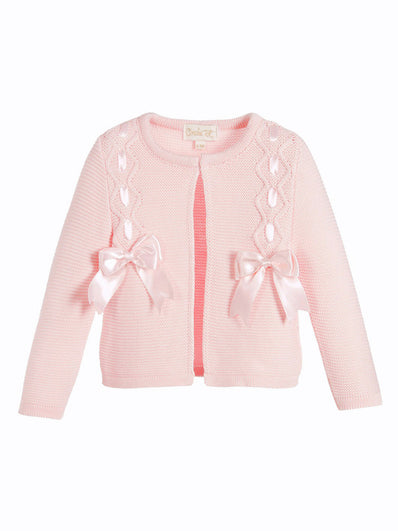 Girls Cotton Cardigan with Bows
