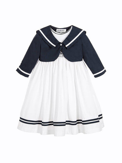 Girls White Dress & Bolero