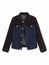 Boys Black & Blue Denim Jacket