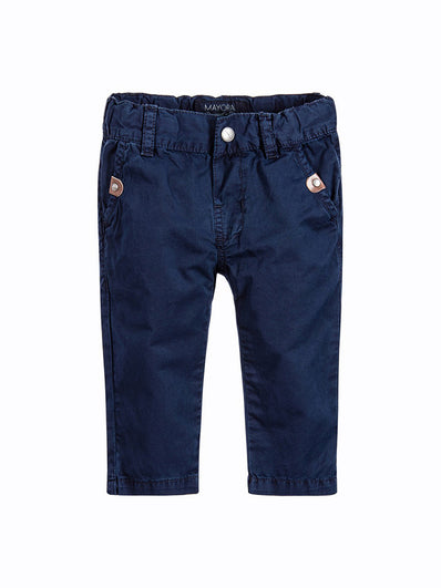 Baby Boys Blue Trousers with Belt