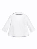 Baby Boys Ivory Jersey Blazer