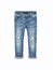 Boys Blue Denim Slim Fit Jeans & Braces