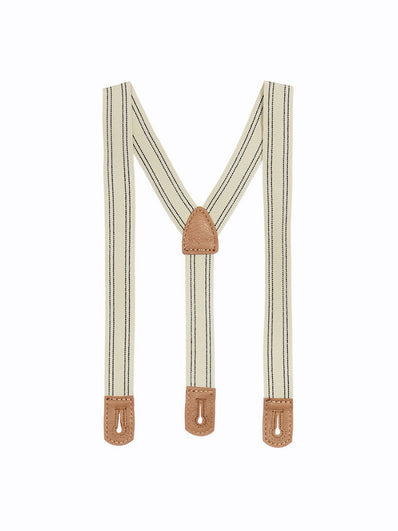 Boys Blue Denim Slim Fit Jeans & Braces