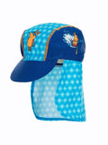 Blue Mouse Print Sun Protective Cap