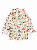 Boys Ivory 'Transport' Raincoat