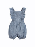 Baby Girls Chambray Playsuit